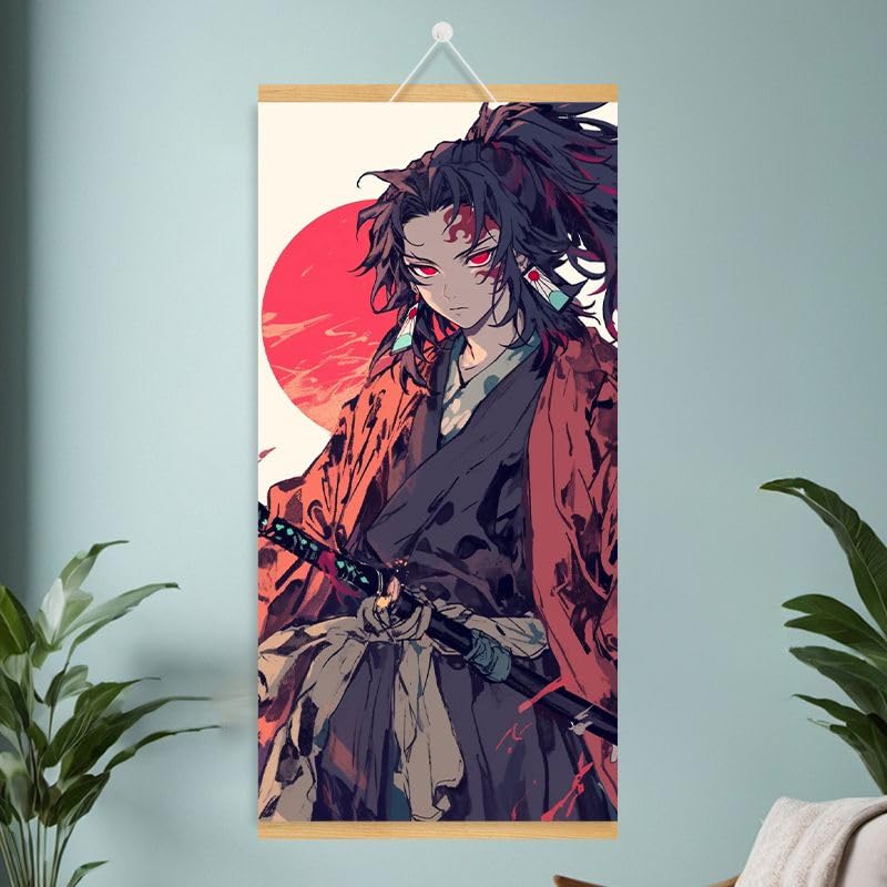 Amazon.co.jp: 鬼滅 掛ける絵 タペストリー 掛け軸 第二弾 16種柄 多種